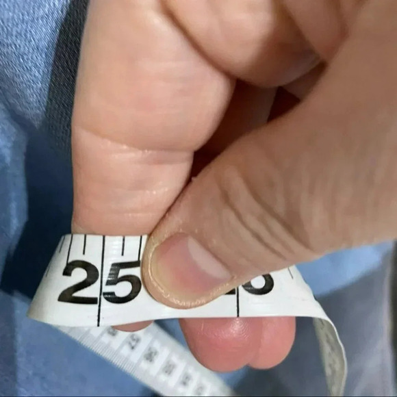 REWASH M elastic waist drawstring cropped 25” inseam light wash jeans - Picture 7 of 7